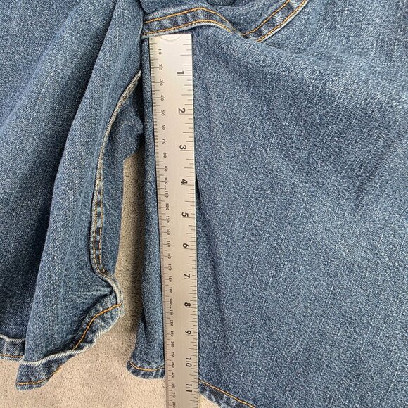 Mens Levi's 550 Blue Denim Shorts Relaxed Fit 11" Inseam 100% Cotton Size 40 - Picture 8 of 10